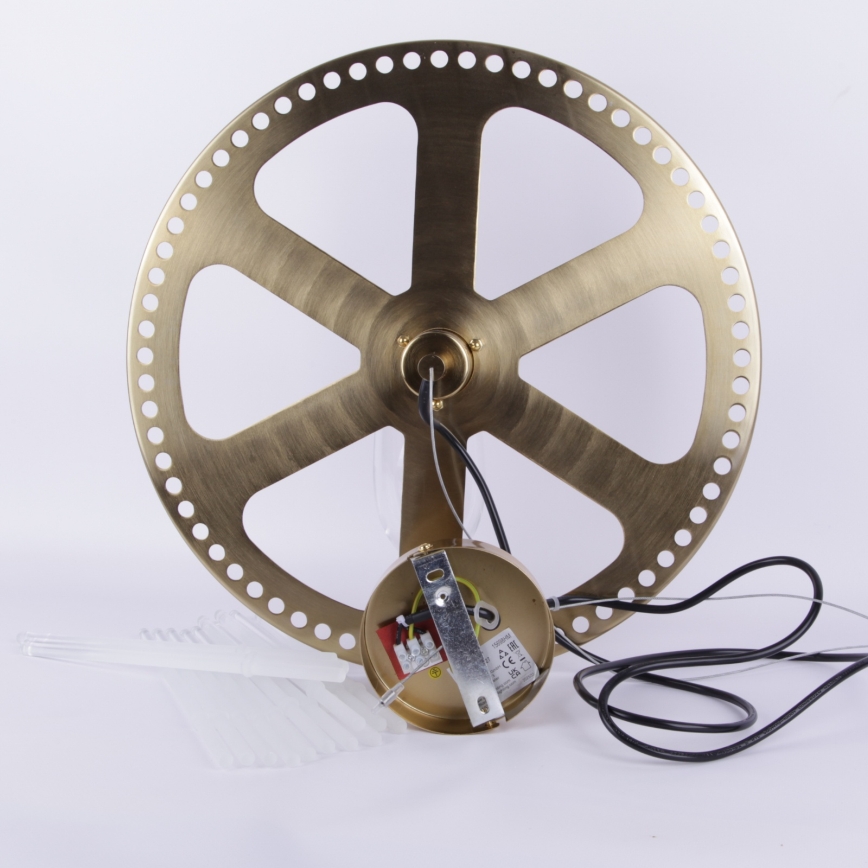 Globo - Hängeleuchte 1xE27/60W/230V d 40 cm golden