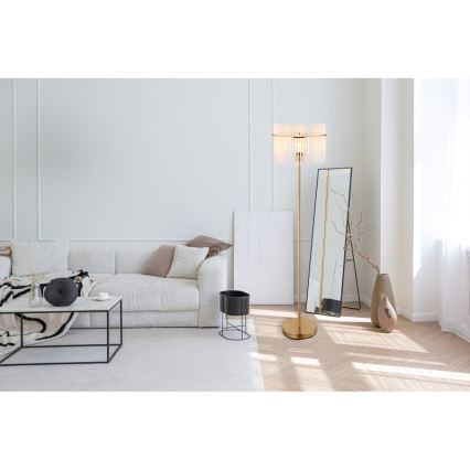 Globo - Stehleuchte 1xE27/60W/230V golden