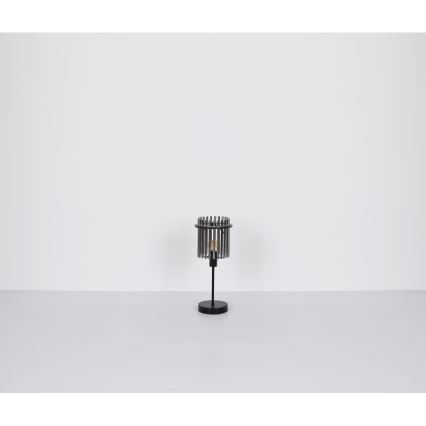 Globo - Tischleuchte 1xE27/60W/230V Ø 30 cm schwarz