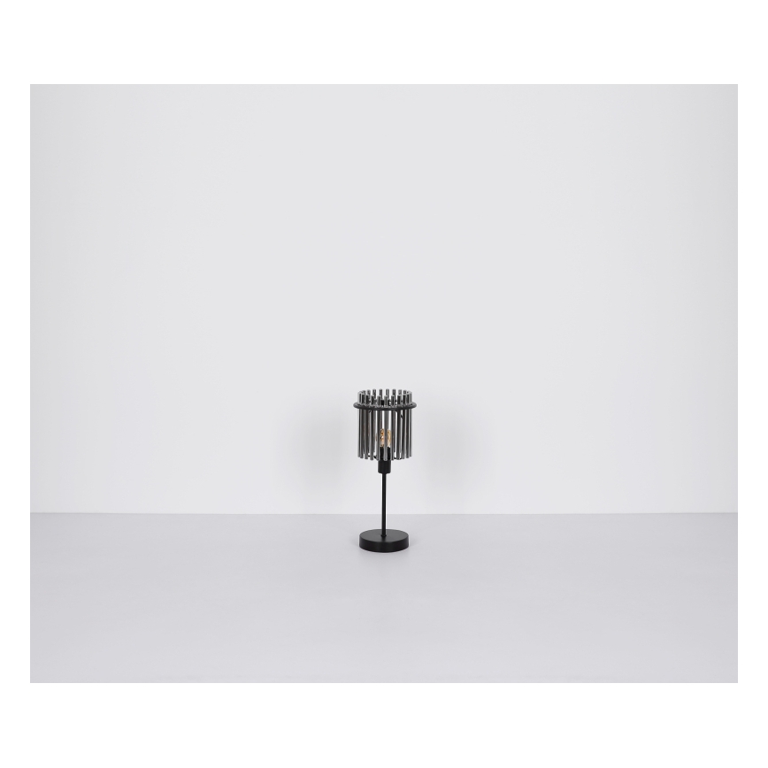 Globo - Tischleuchte 1xE27/60W/230V Ø 30 cm schwarz