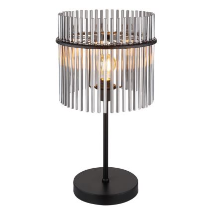 Globo - Tischleuchte 1xE27/60W/230V Ø 30 cm schwarz