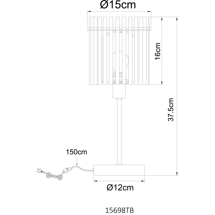 Globo - Tischlampe 1xE14/40W/230V