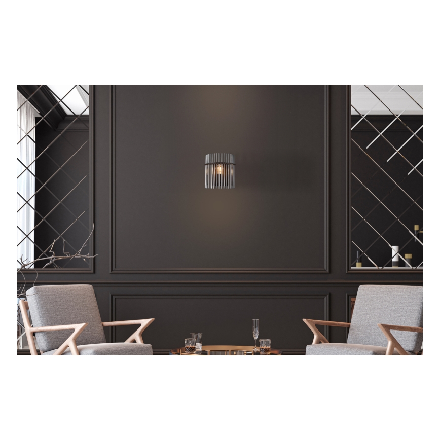 Globo - Wandleuchte 1xE27/60W/230V schwarz