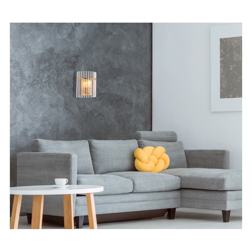 Globo - Wandleuchte 1xE27/60W/230V golden