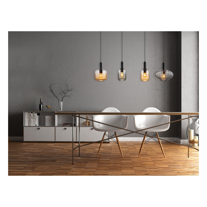 Globo - Pendelleuchte mit Kabelaufhängung 4xE27/60W/230V