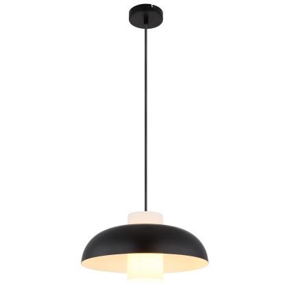 Globo - Hängeleuchte an Kabel, 1x E27/60W/230V, schwarz