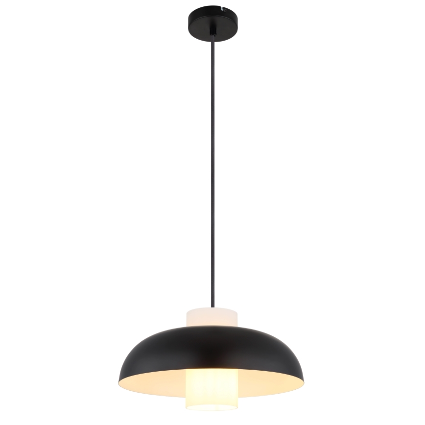 Globo - Hängeleuchte an Kabel, 1x E27/60W/230V, schwarz