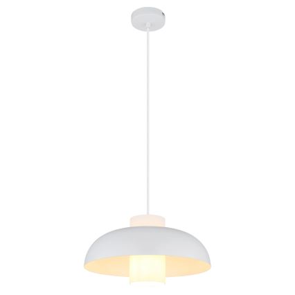 Globo - Pendelleuchte an Kabel 1xE27/60W/230V weiß
