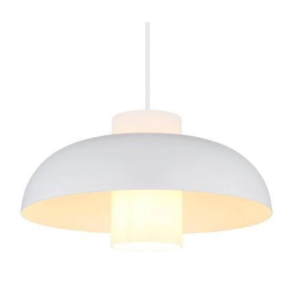 Globo - Pendelleuchte an Kabel 1xE27/60W/230V weiß