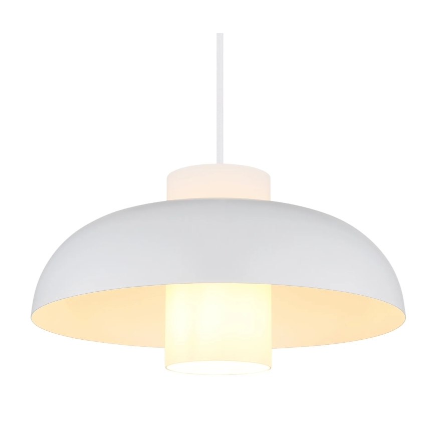 Globo - Pendelleuchte an Kabel 1xE27/60W/230V weiß