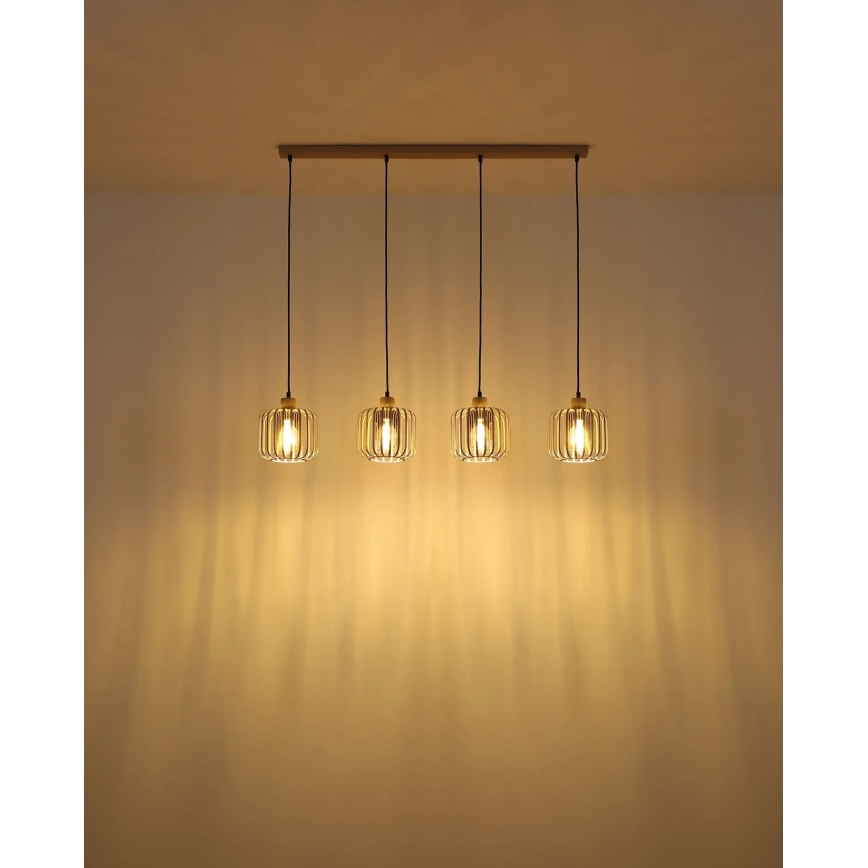 Globo - Pendelleuchte an Kabel 4xE27/40W/230V