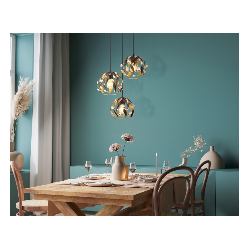 Globo - Hängeleuchte 3xE27/40W/230V d 41 cm