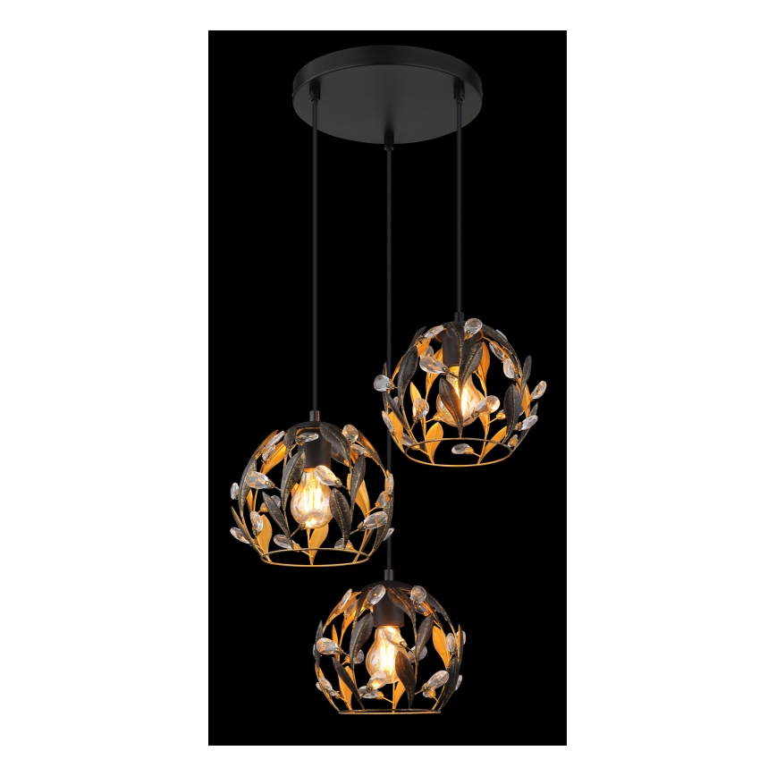 Globo - Hängeleuchte 3xE27/40W/230V d 41 cm