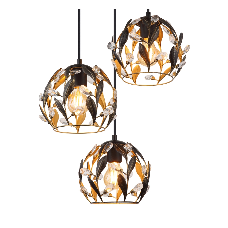 Globo - Hängeleuchte 3xE27/40W/230V d 41 cm