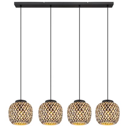 Globo 15766-4H - Hängeleuchte COLLY 4xE27/15W/230V