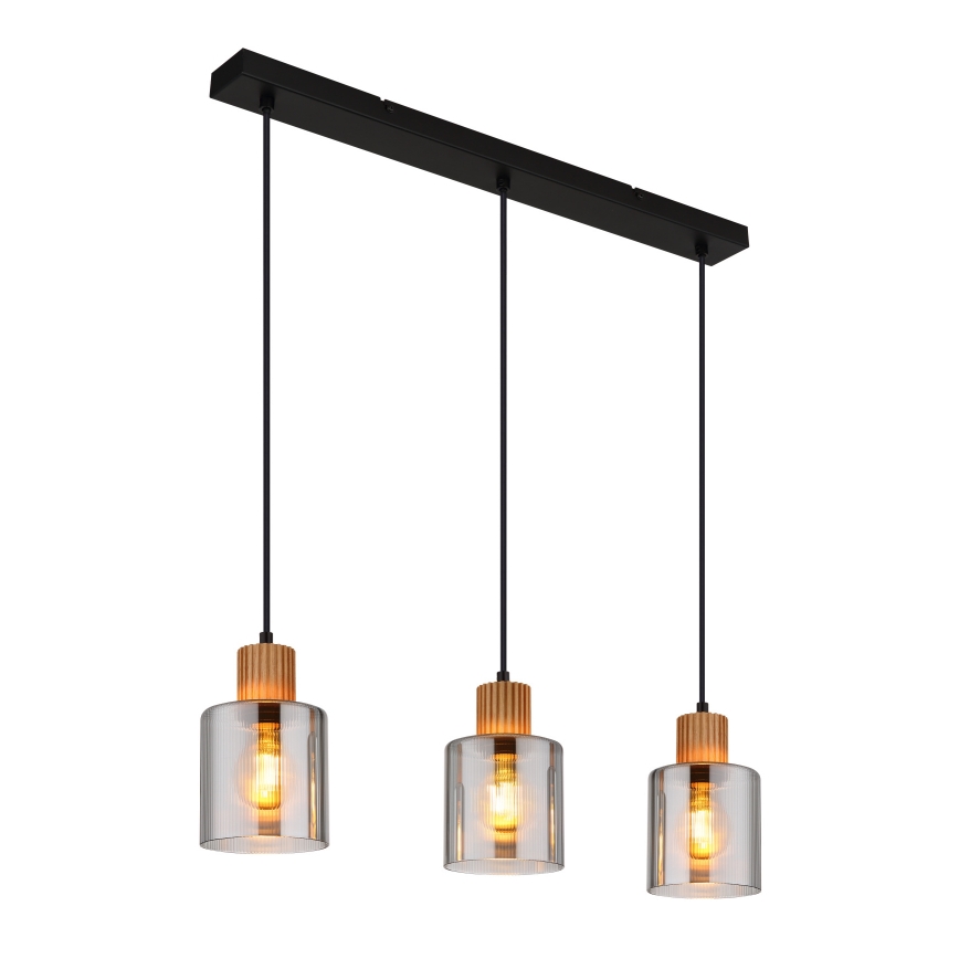 Globo - Pendelleuchte mit Kabelaufhängung 3xE27/25W/230V