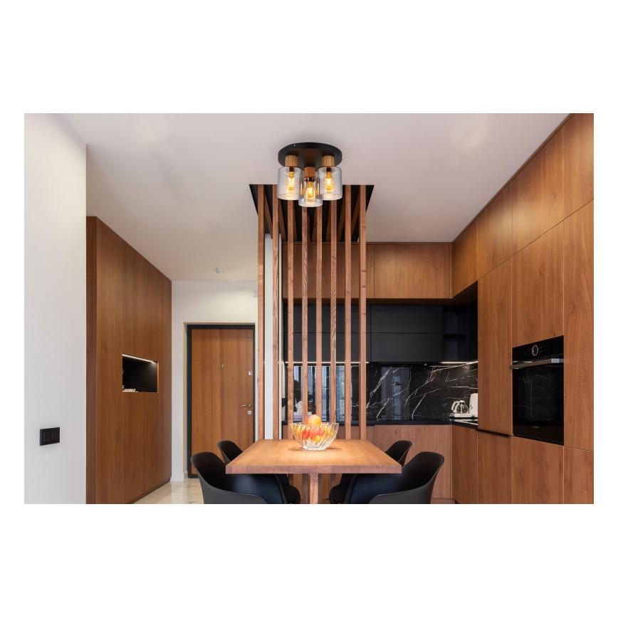 Globo - Aufgesetzte Deckenleuchte 3xE27/25W/230V Ø 30 cm