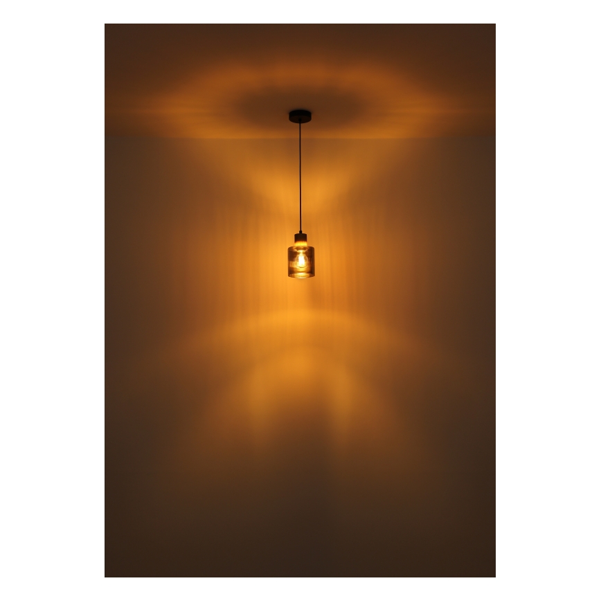 Globo - Pendelleuchte mit Kabel 1xE27/25W/230V Ø 12 cm