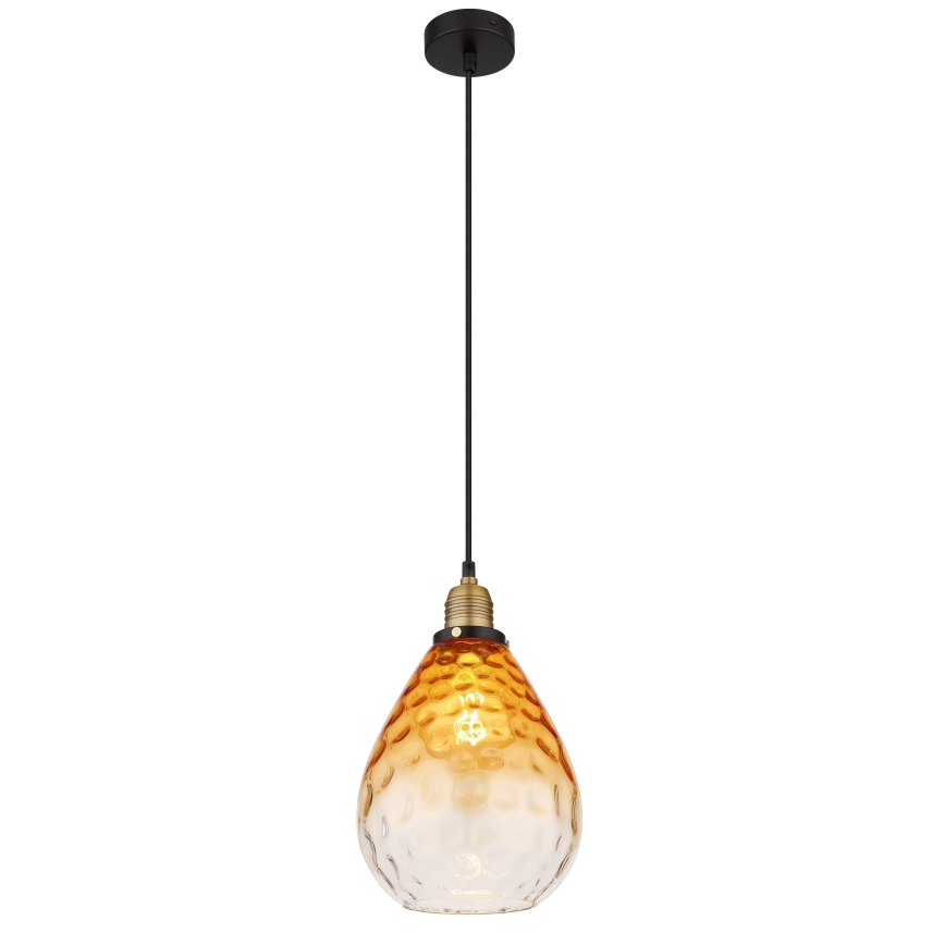 Globo - Hängeleuchte 1xE27/60W/230V d 21 cm orange