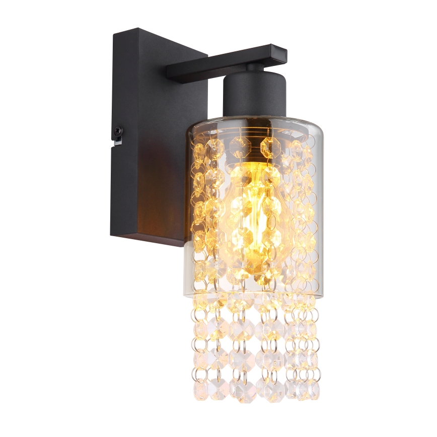 Globo - Wandleuchte 1xE27/40W/230V schwarz