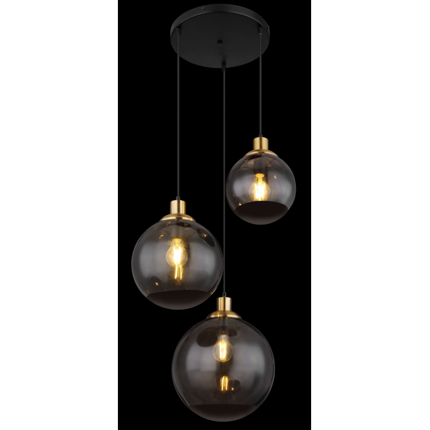 Globo - Hängeleuchte an Schnur 3xE27/40W/230V