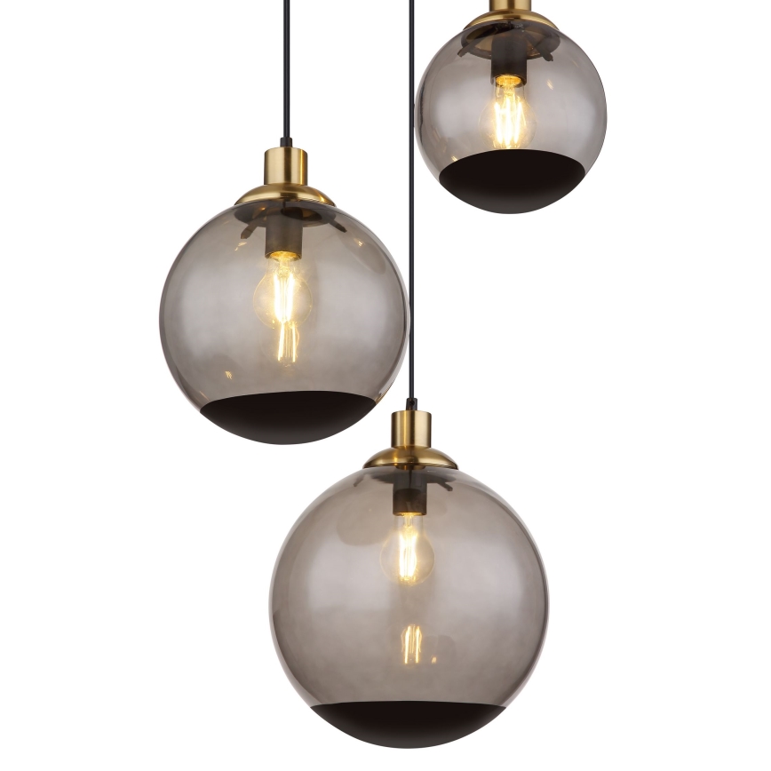 Globo - Hängeleuchte an Schnur 3xE27/40W/230V