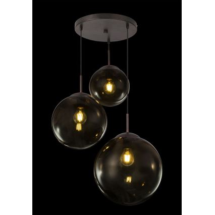 Globo - Hängeleuchte an Schnur 3xE27/40W/230V d 51 cm