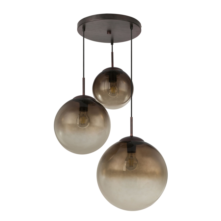 Globo - Hängeleuchte an Schnur 3xE27/40W/230V d 51 cm