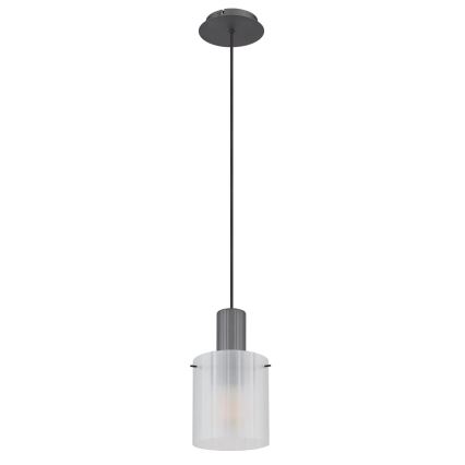 Globo - Hängeleuchte 1xE27/40W/230V d 18 cm weiß
