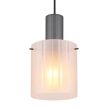 Globo - Hängeleuchte 1xE27/40W/230V d 18 cm weiß