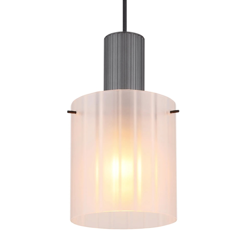 Globo - Hängeleuchte 1xE27/40W/230V d 18 cm weiß