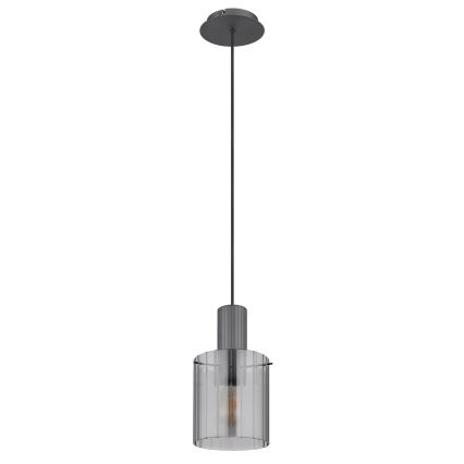Globo - Hängeleuchte 1xE27/40W/230V d 18 cm grau
