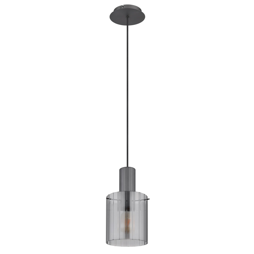 Globo - Hängeleuchte 1xE27/40W/230V d 18 cm grau