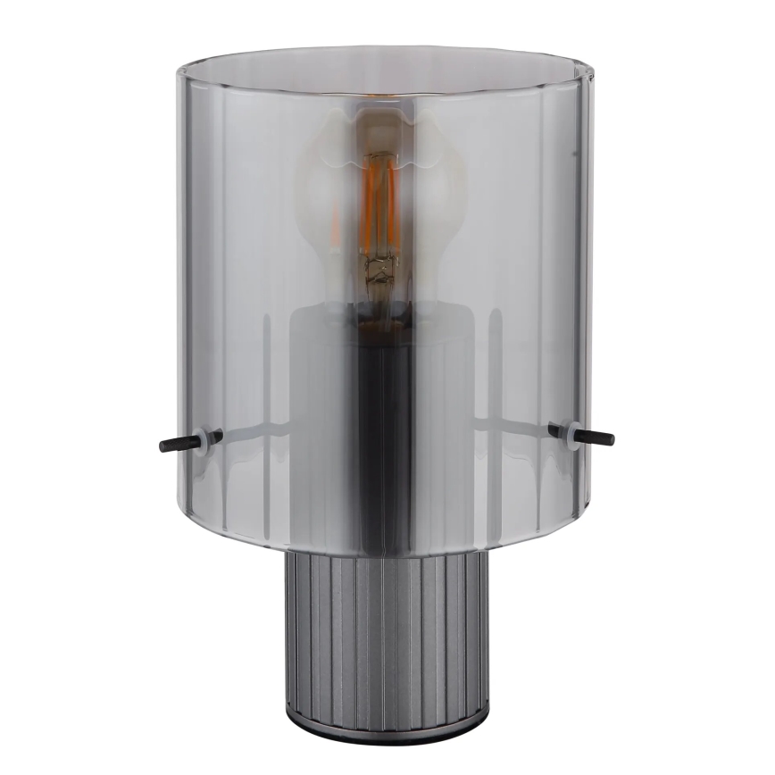 Globo - Tischleuchte 1xE27/40W/230V d 14 cm grau