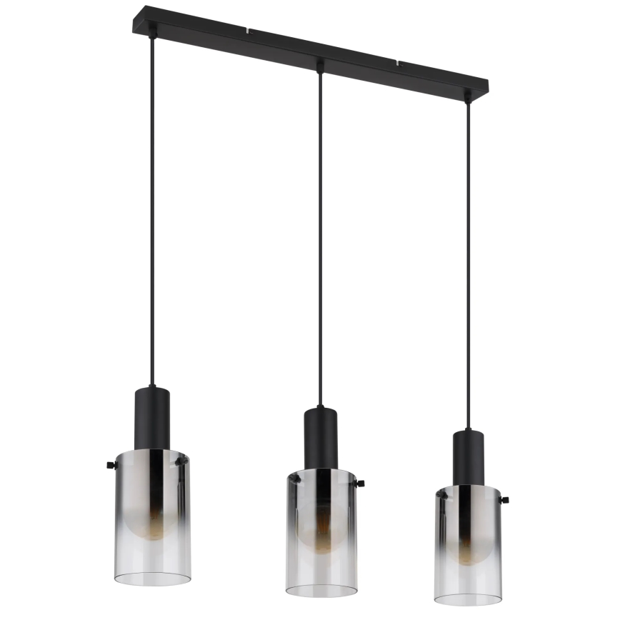 Globo - Hängeleuchte 3xE27/40W/230V schwarz