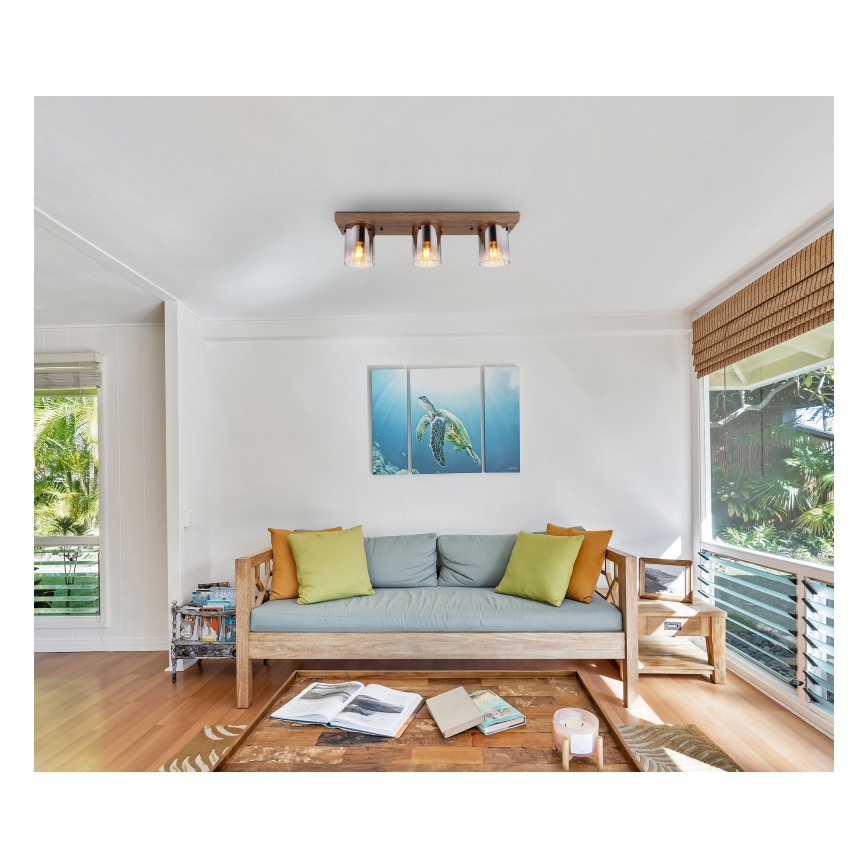 Globo - Deckenleuchte 3xE27/40W/230V