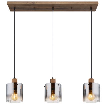 Globo - Hängeleuchte mit Kabelaufhängung 3x E27/60W/230V