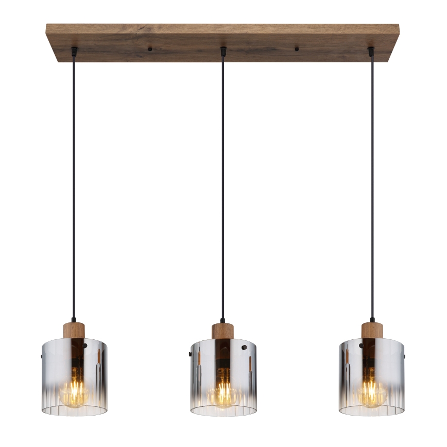 Globo - Hängeleuchte mit Kabelaufhängung 3x E27/60W/230V