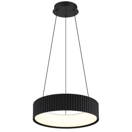 Globo - LED-Pendelleuchte an Stahlseil LED/45W/230V 2700/4000/6000K Ø 46 cm schwarz
