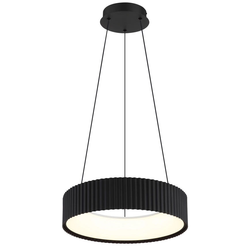 Globo - LED-Pendelleuchte an Stahlseil LED/45W/230V 2700/4000/6000K Ø 46 cm schwarz