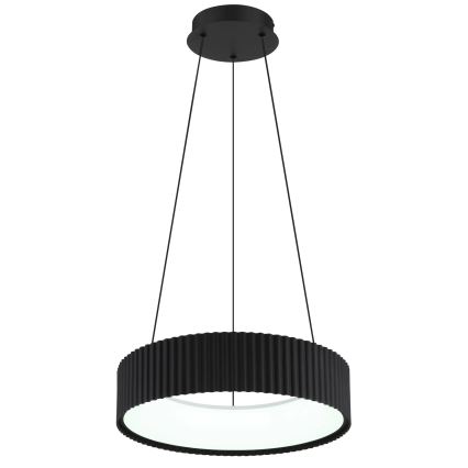 Globo - LED-Pendelleuchte an Stahlseil LED/45W/230V 2700/4000/6000K Ø 46 cm schwarz