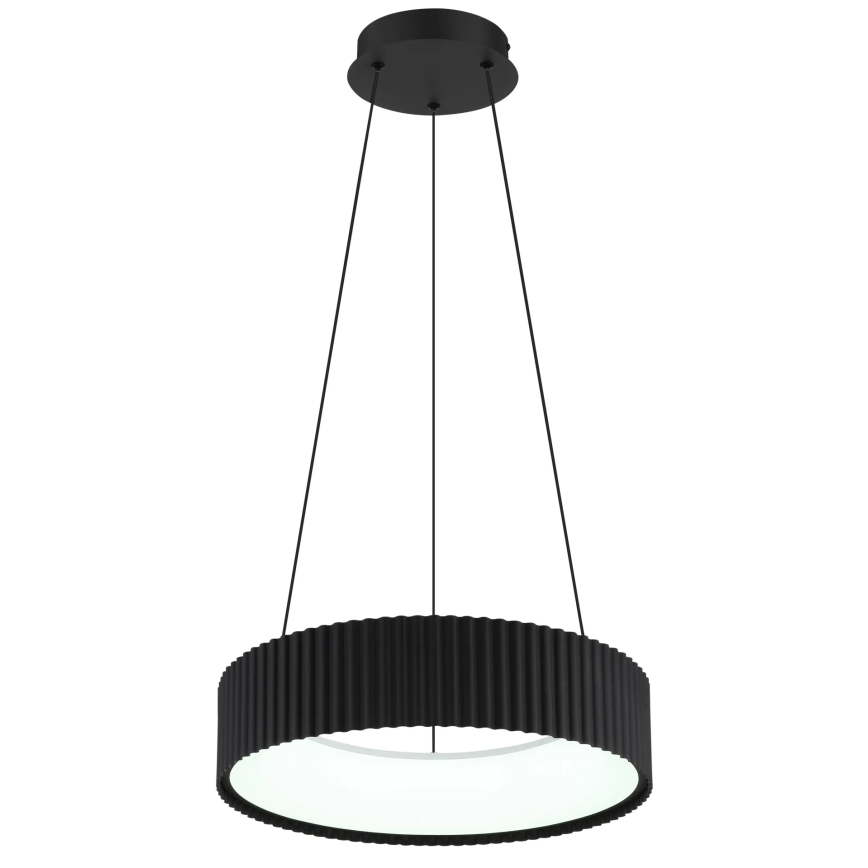 Globo - LED-Pendelleuchte an Stahlseil LED/45W/230V 2700/4000/6000K Ø 46 cm schwarz