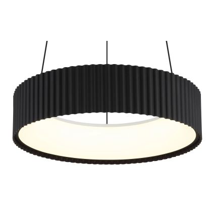 Globo - LED-Pendelleuchte an Stahlseil LED/45W/230V 2700/4000/6000K Ø 46 cm schwarz