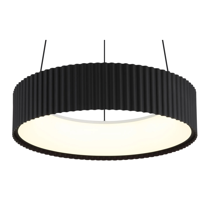 Globo - LED-Pendelleuchte an Stahlseil LED/45W/230V 2700/4000/6000K Ø 46 cm schwarz