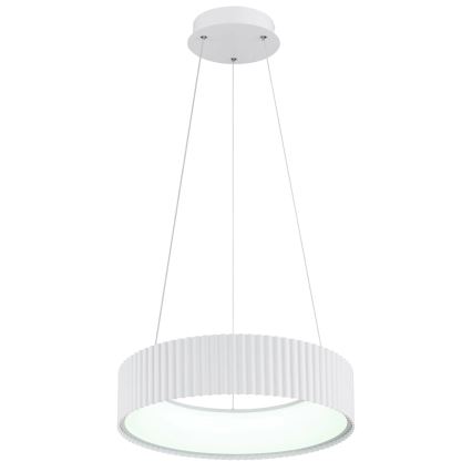 Globo - LED-Pendelleuchte an Kabel LED/45W/230V 2700/4000/6000K Ø 46 cm weiß