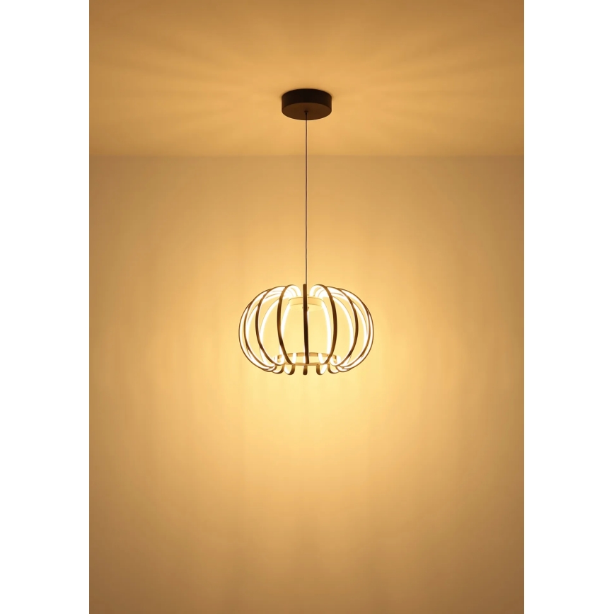 Globo - dimmbare LED-Pendelleuchte an Kabel LED/40W/230V 3000K schwarz