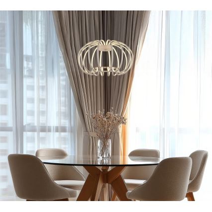 Globo - LED-dimmbare Pendelleuchte mit Seilabhängung LED/40W/230V 3000K