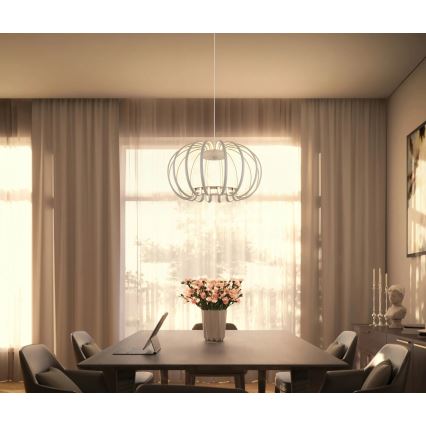 Globo - LED-dimmbare Pendelleuchte mit Seilabhängung LED/40W/230V 3000K