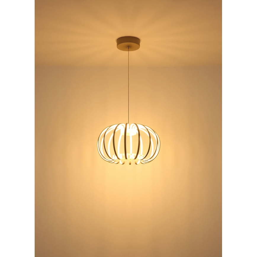 Globo - LED-dimmbare Pendelleuchte mit Seilabhängung LED/40W/230V 3000K