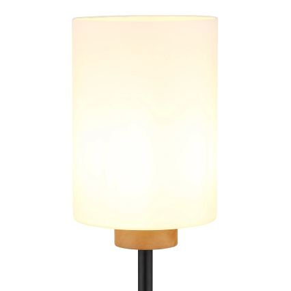 Globo - Stehleuchte 1xE27/60W/230V schwarz/weiß